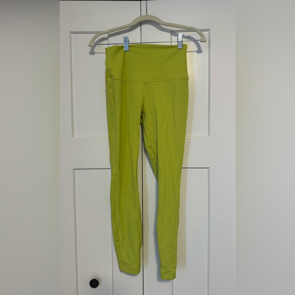 Lime Green High-Waisted Leggings